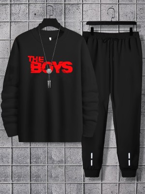 TRIPR Printed Men Track Suit