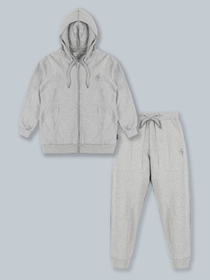 KiddoPanti Solid Boys Track Suit