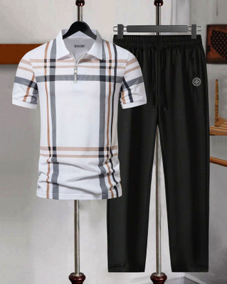 AUSK Checkered Men Track Suit