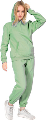 Kryptar Solid Women Track Suit