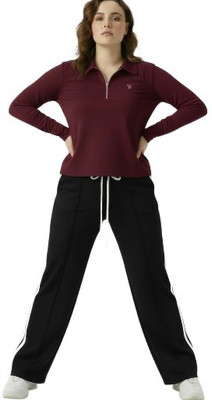 Eha Solid Women Track Suit