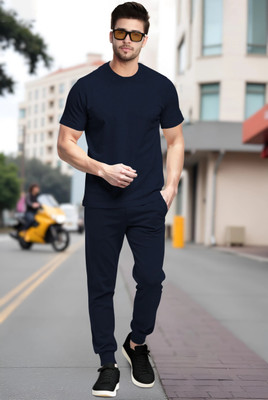 TRIPR Solid Men Track Suit