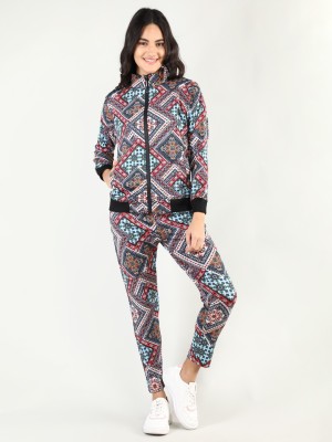 CHKOKKO Printed Women Track Suit