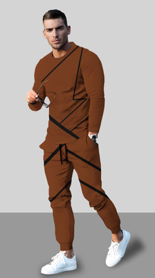 KELONBRO Geometric Print Men Track Suit