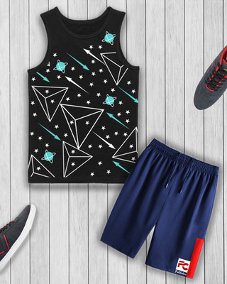 FastColors Printed Men Track Suit For Rs. 299 @ 50 %