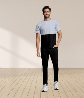 RABBY Colorblock Men Track Suit