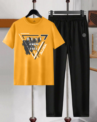 AUSK Graphic Print Men Track Suit