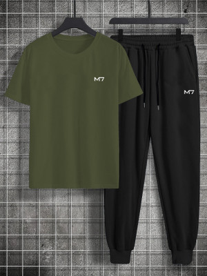 M7 By Metronaut Solid Men Track Suit