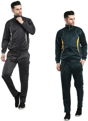 Indistar Solid Men Track Suit