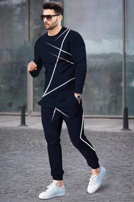 TRIPR Printed Men Track Suit