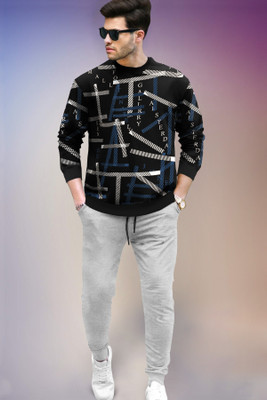 TRIPR Printed Men Track Suit