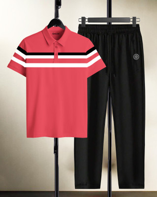 AUSK Striped Men Track Suit