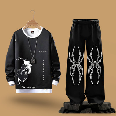 NB NICKY BOY Printed Men Track Suit