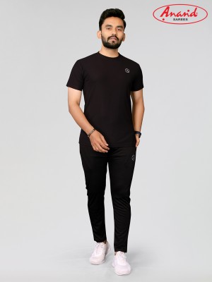 Anand Solid Men Track Suit