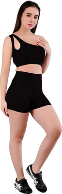 SPLORR Solid, Self Design Women Track Suit