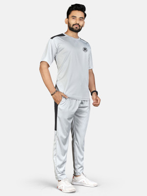 BRUSEANT Solid Men Track Suit