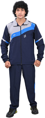 Real Choice Solid Men & Women Track Suit