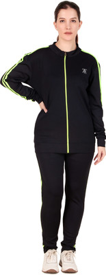 SWAHII Solid Women Track Suit