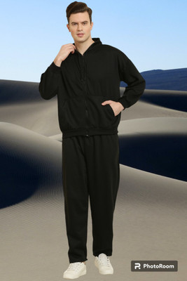 CANIDAESS Solid Men Track Suit