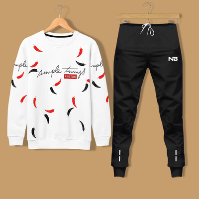 NB NICKY BOY Printed Men Track Suit