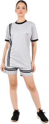 TRIZON Solid Women Track Suit