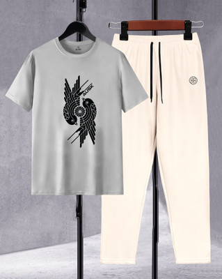 AUSK Graphic Print Men Track Suit