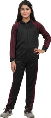 urban cat Colorblock Boys & Girls Track Suit