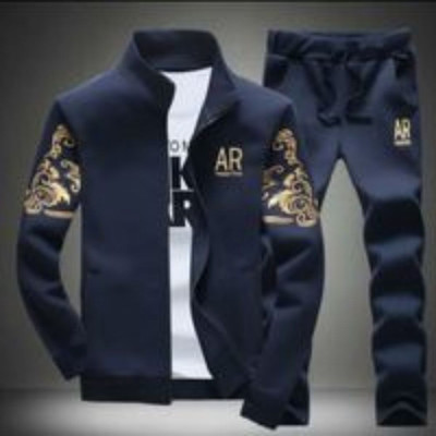 Yellow Tree Printed Men Track Suit