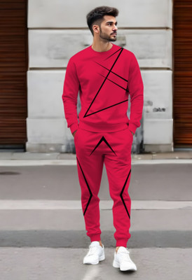 Trend Twist Printed Men Track Suit