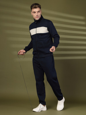 CHKOKKO Colorblock Men Track Suit
