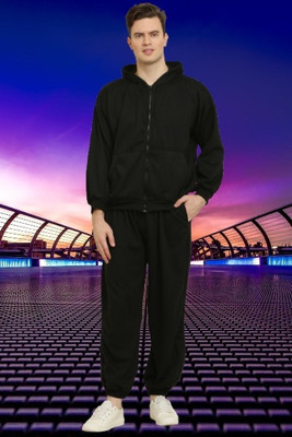 CANIDAES Solid Men Track Suit