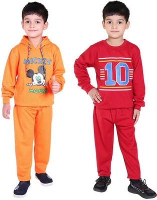 Zilvee Printed Boys Track Suit
