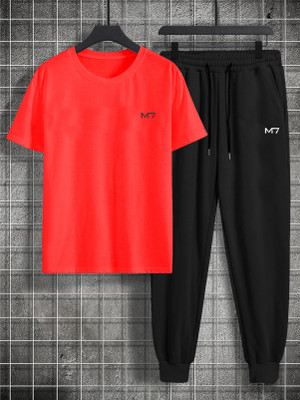 M7 By Metronaut Solid Men Track Suit