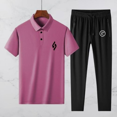 cnw Solid Men Track Suit