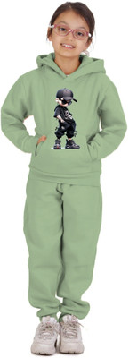 ALPHINE Graphic Print Boys & Girls Track Suit