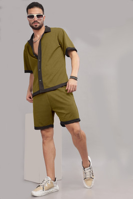 Tribe Self Design Men Track Suit