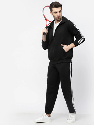 KZALCON Solid Men Track Suit