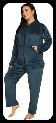 SKG URBAN FASHION Solid Women Track Suit