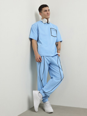 NOBERO Solid Men Track Suit