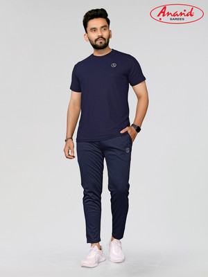 ANAND Solid Men Track Suit