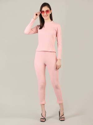CHKOKKO Self Design Women Track Suit
