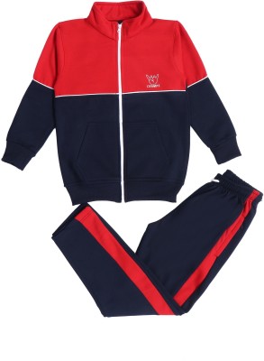 CARACAS Colorblock Boys & Girls Track Suit