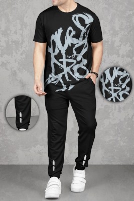 TRIPR Printed Men Track Suit