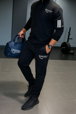 royal spim Solid Men Track Suit