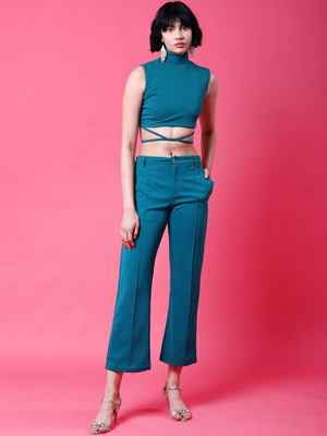 Freehand Solid Women Track Suit