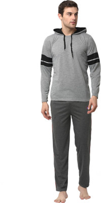 MACK JONNEY Solid Men Track Suit