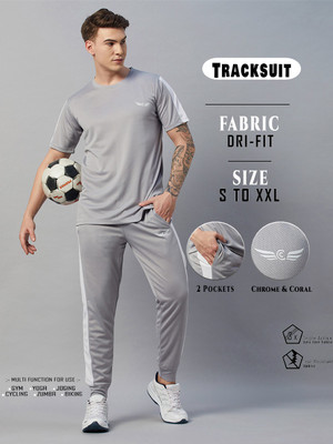 Crease & Clips Colorblock Men Track Suit