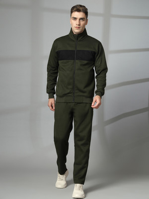 CHKOKKO Colorblock Men Track Suit