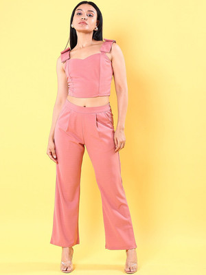 Freehand Solid Women Track Suit
