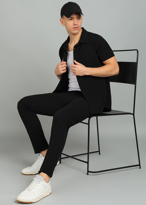 Preen Solid Men Track Suit